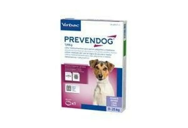Virbac Prevendog Collare Medicato Antiparassitario 26,4g 60cm Cani Taglia Piccola/Media <25kg