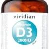 Viridian vitamin d3 2000iu 60cps