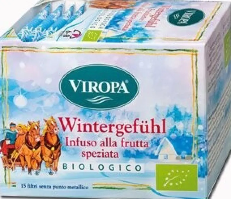 Viropa wintergefuhl infuso frutta speziata bio 15 bustine 2,5 g