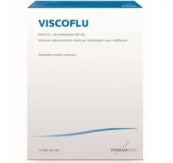 Viscoflu Soluzione Salina Ipertonica Nebulizzante 10 flaconcini 5 ml