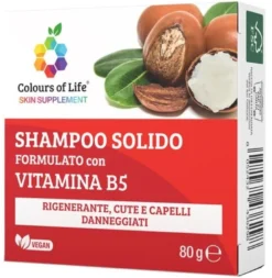 Vitamina b5 shampoo solido 80 g colours of life
