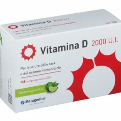 Vitamina D 2000 U.I. Benessere Ossa 168 compresse masticabili