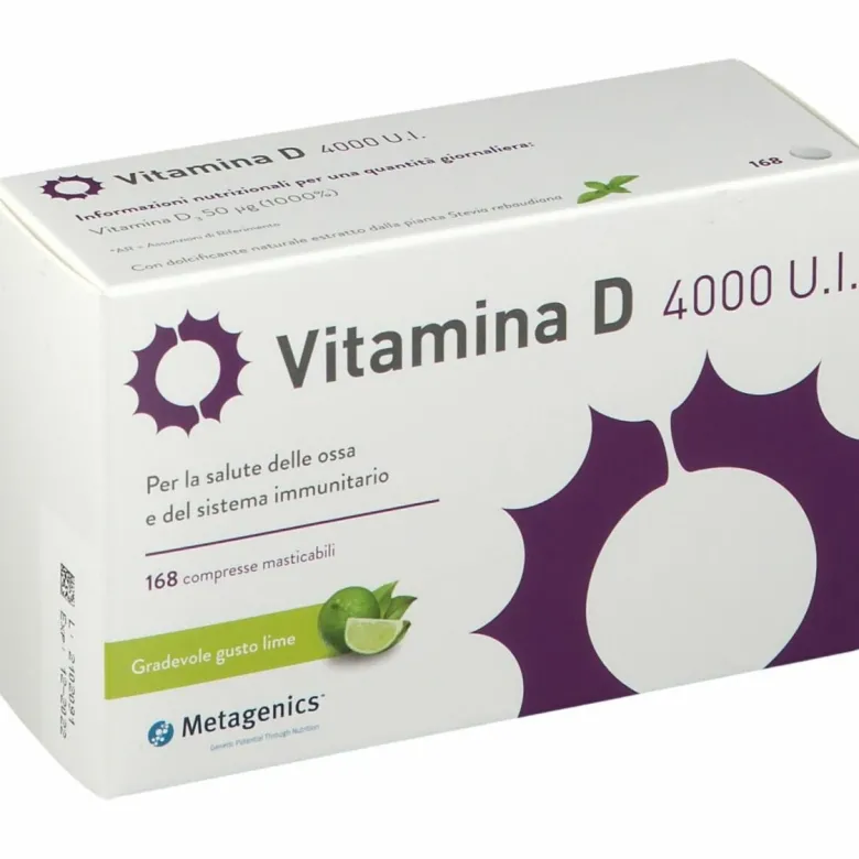 Vitamina d 4000ui 168 compresse masticabili