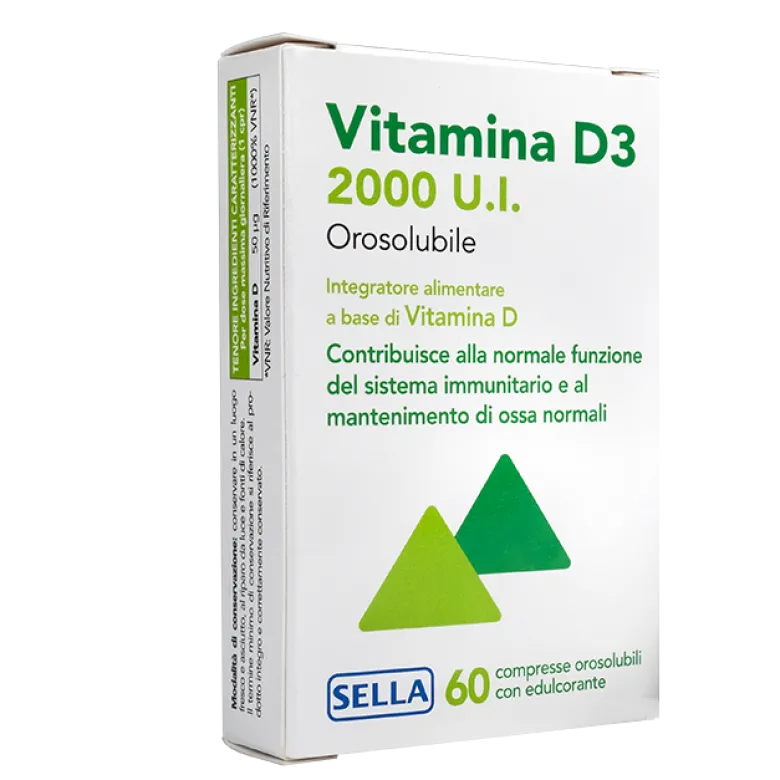 Vitamina d3 2000ui orosolubile 60cpr