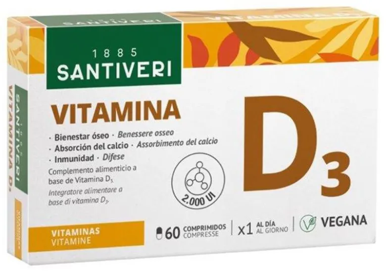 Vitamina d3 2000ui vegetale 60 compresse