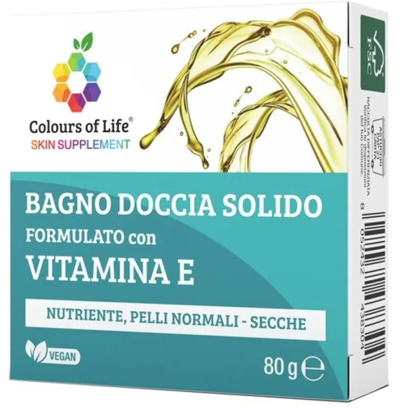 Vitamina e bagno doccia solido 80 g colours of life