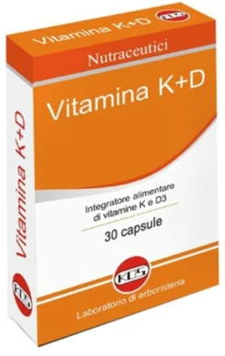 Vitamina k+d vegetale 30 capsule
