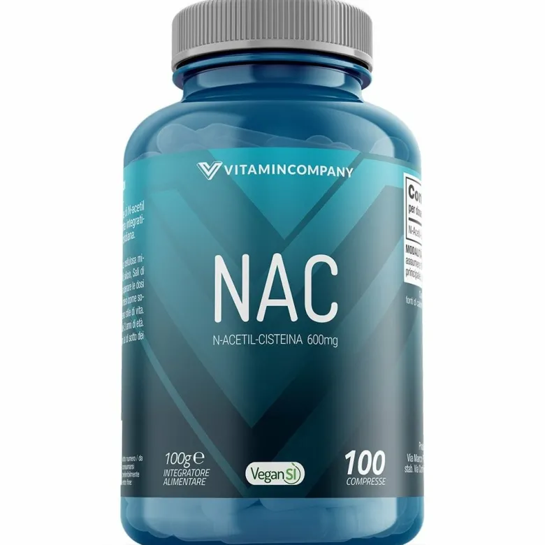 Vitamincompany new nac 600mg 100 compresse
