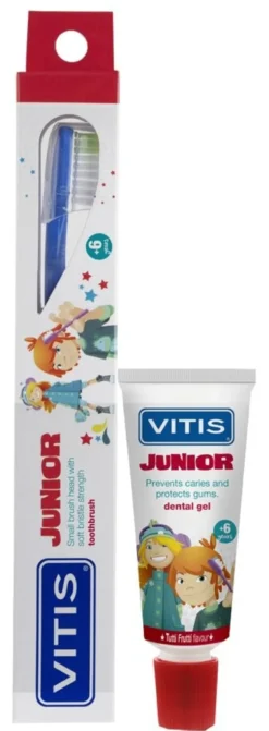 Vitis junior spazzolino + gel 15 ml