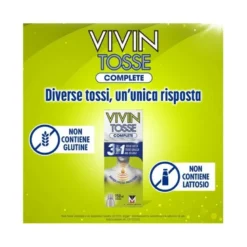 Vivin Tosse Complete 3 in 1 Sciroppo Tosse Grassa e Secca 150 ml