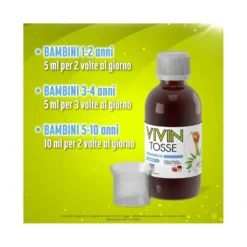 Vivin Tosse Pediatrico Sciroppo Tosse Secca e Grassa 150 ml