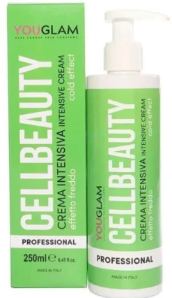 YouGlam Crema Anticellulite Effetto Freddo 250ml