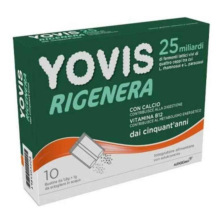 Yovis Rigenera 50+ Integratore Fermenti Lattici 10 bustine