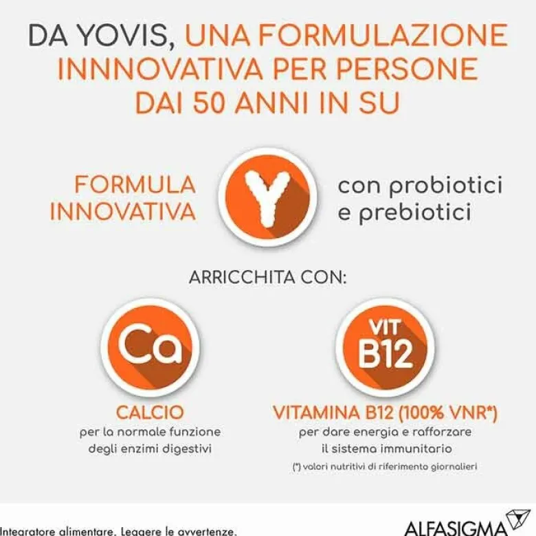 Yovis Rigenera 50+ Integratore Fermenti Lattici 10 bustine
