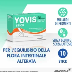 Yovis Stick 50 miliardi di Fermenti Lattici Vivi 10 bustine