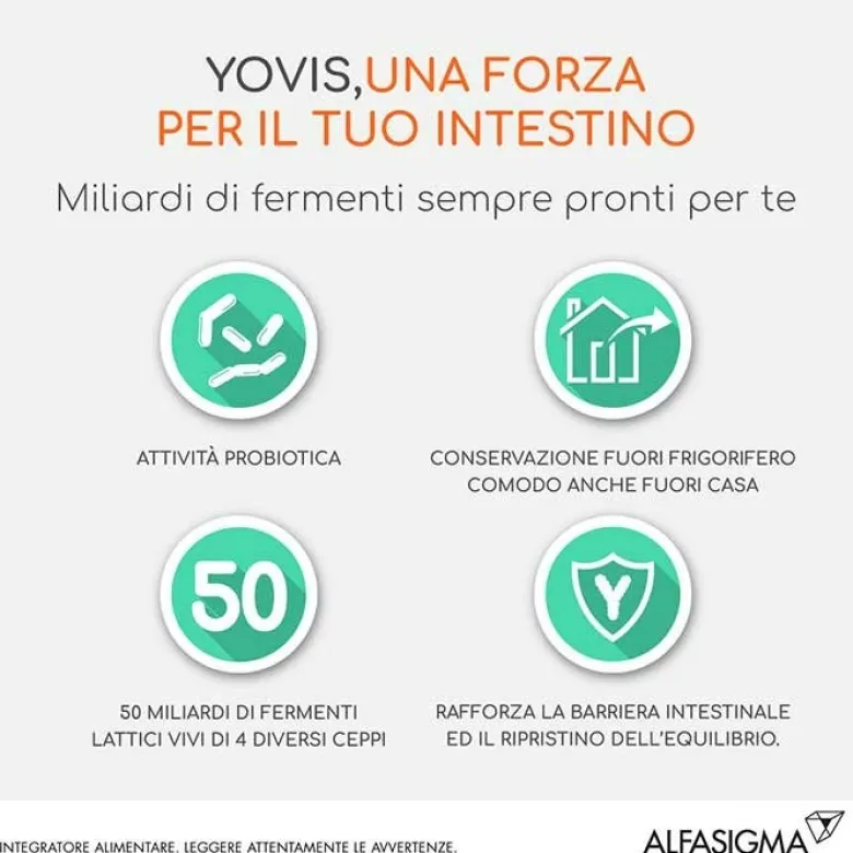 Yovis Stick 50 miliardi di Fermenti Lattici Vivi 10 bustine