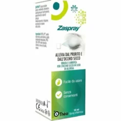Zaspray Spray Oftalmico Antiallergico Per Prurito e Occhio Secco 10 ml