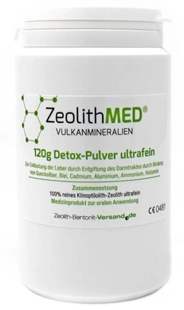 Zeolithmed minerali vulcanici detox polvere ultrafine 120 g
