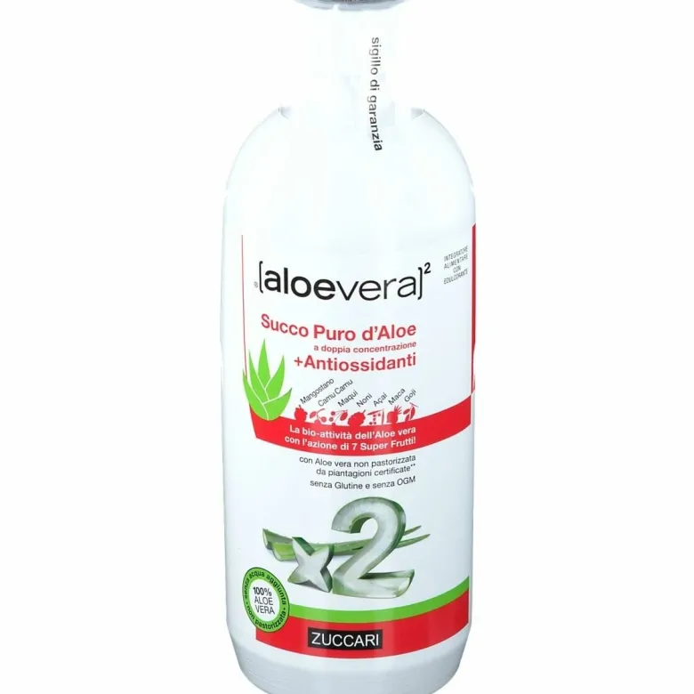 Zuccari Aloevera2 Succo + Antiossidanti Integratore 1 Lt