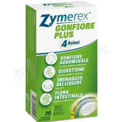 Zymerex Gonfiore Plus 4 Azioni Fermenti Lattici 20 Compresse