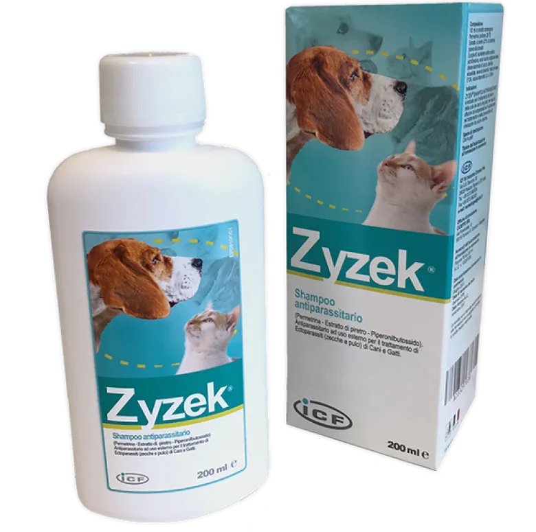 Zyzek shampoo antiparassitario uso topico 1 flacone 200 ml